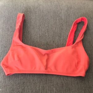 Aerie red bikini top, size XXS